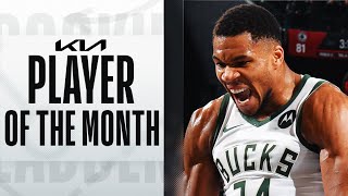 Giannis Antetokounmpo Is The Kia NBA Eastern Conference Player of the Month #KiaPOTM