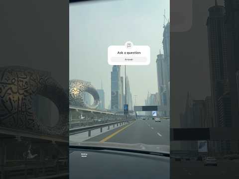 long drive in Dubai #dubai #sheikhzayedroad #uae