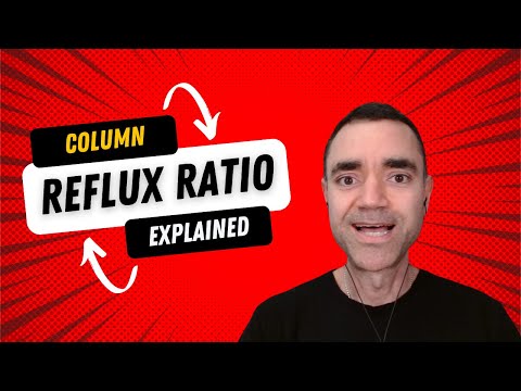 REFLUX RATIO IN DISTILLATION COLUMN | HOW TO FIND REFLUX RATIO | REFLUX RATIO DEFINITION