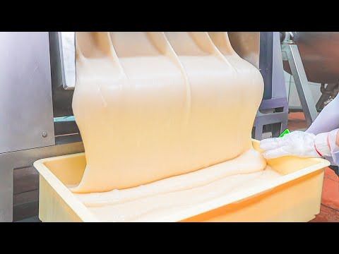 Mochi Production Factory & Ice Cream Daifuku Making / 古早味麻糬, 冰淇淋大福製作 - Taiwan Mochi Factory