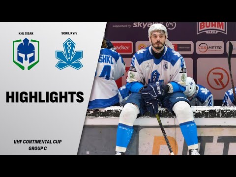 🏒🇭🇷🇺🇦 СІСАК - СОКІЛ | Continental Cup | Огляд матчу