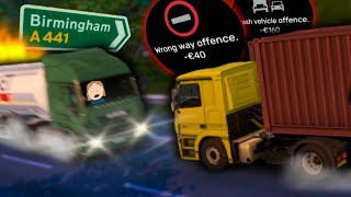 A British MANIAC Commits Crimes in EURO TRUCK SIMULATOR 2