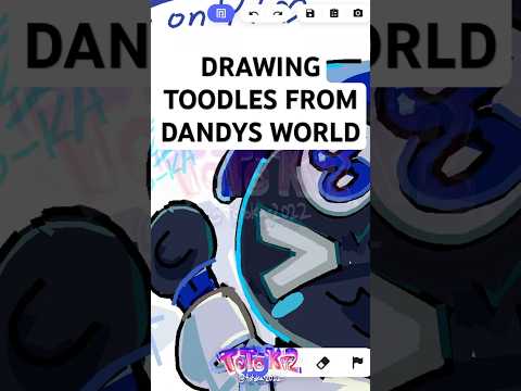 Drawing Toodles from DW in Roblox  #art #toodles #dandysworld #dandysworldroblox  #freedraw