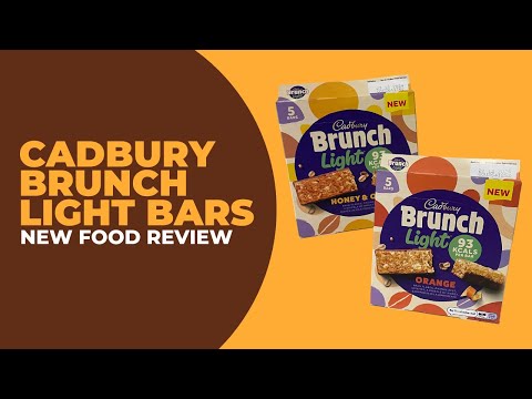 Cadbury Brunch Light Bars Honey & Oat and Orange (New Food Review)