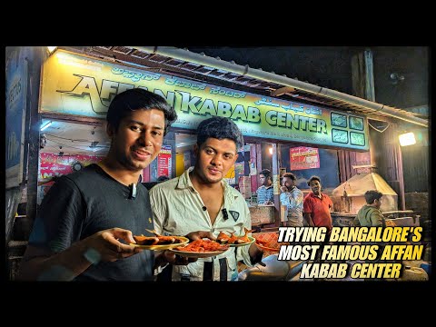 Bangalore Richards Town most famous affan kabab center food review and price details