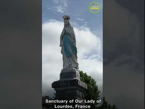 Our Lady of Immaculate Conception at the Sanctuary of Lourdes | Notre dame Lourdes, France #ytshorts