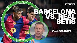 This was TOO EASY for Barcelona! - Craig Burley on DOMINANT win over Real Betis 😤 | ESPN FC