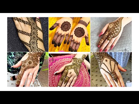 New beautiful designer mehndi designs 2023 چھوٹی عید کے لیے مہندی کے زبردست خوبصورت ڈیزائن❤️🥰♥️😍