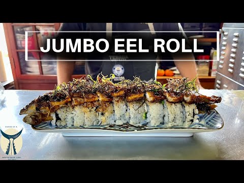 I Made An American Jumbo Eel Roll For Japanese Eel Farmer With His Eel: Did They Like It?