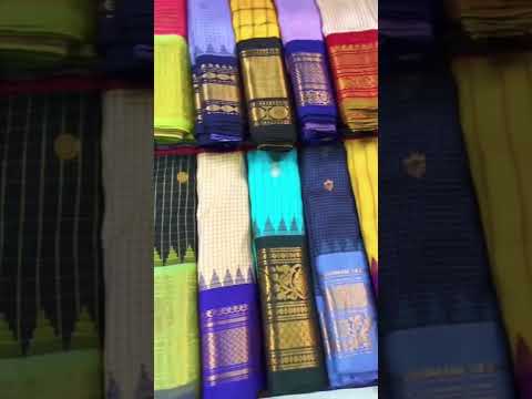 Pure silk gadwal sarees in checks back in stock #checkgadwal #gadwalsilk #gadwalsaree #gadwalpattu