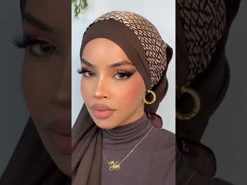 Viral Hijab Style with Silk Scarf