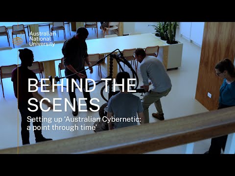 BEHIND THE SCENES: Setting up ‘Australian Cybernetic: a point through time’