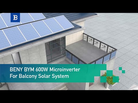 BENY BYM 600W Microinverter For Balcony Solar System