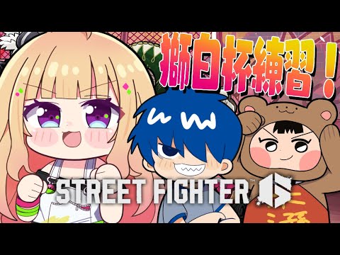 【 STREET FIGHTER 6】獅白杯前日！村長＆ドンさんコーチングでガイル筋を鍛える！！【アキロゼ/ホロライブ】