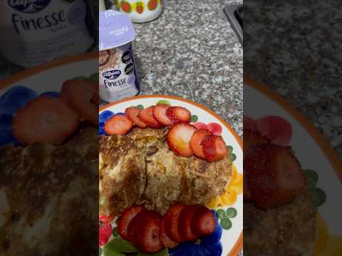 Cena saludable🥞🍓 healthy diner #asmr #healthyfood #easyrecipes #chillday