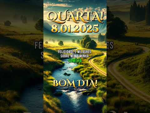 🌅✨🌟 ORAÇÃO DA MANHÃ DE HOJE! 🌟✨🌅 - 08/01/25 - #8dejaneiro #quartafeira #2025 #oraçãodamanhã #shorts