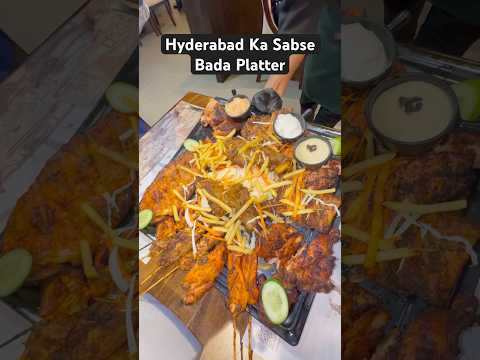 Hyderabad Ka Sabse Bada Platter #viralvideo #ytshorts #shortsvideo