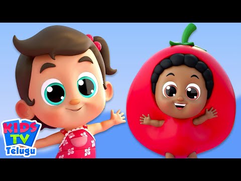 Vegetable Song, కూరగాయల పాట, Kūragāyala Pāṭa + More  Telugu Rhymes and Animated Cartoon