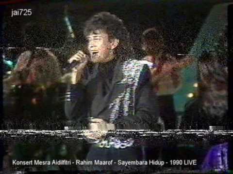 Konsert Mesra Aidilfitri - Rahim Maarof - Sayembara Hidup - 1990 LIVE