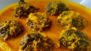 Sakode ki recipe | Palak ke kofte | spinach gravy recipe | Prayagraj special sakoda recipe | 👍🔕