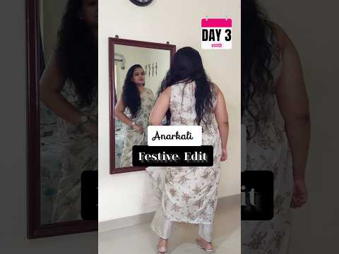 Festive Edit Anarkali ✨| Day 3 | Libas from Myntra #fashiontrends #shorts