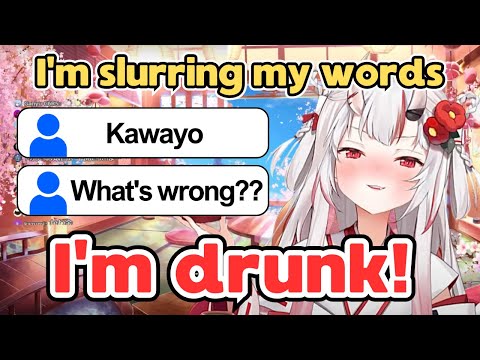 Ayame Who Gets Drunk and Slurs Her Words Is Too Cute[Hololive/EngSub/JpSub]