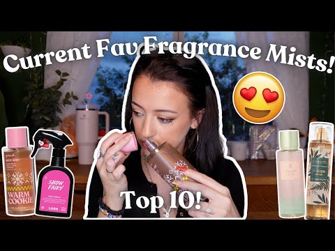 The Top 10 Fragrance Mists I'm Currently LOVING!!!😍 + Update on my Project Use It Up! 😬