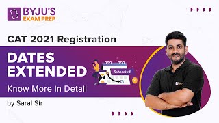 CAT 2021 Registration Date Extended | Register Fast 🏃‍♂️| BYJU'S Exam Prep #cat2021 #catregistration