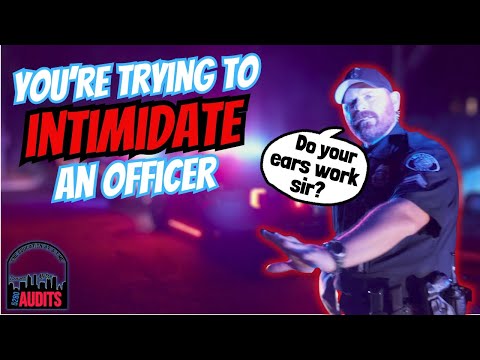 Cop Gets Physical With Auditor - Unlawful Use of Force!