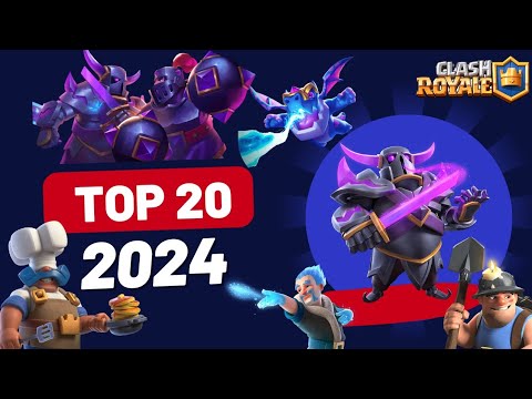 TOP 20 vídeos MAIS ASSISTIDOS de 2024 🥸 | Clash Royale | jayazinCR