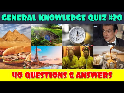 General Knowledge Trivia Quiz (Part 20)