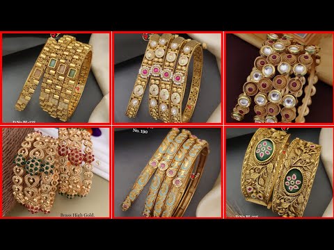 "Unveiling Elegance: South Indian Rubi Bridal Gold Bangle Set Designs"(2025,,SS Style Corner)*",,