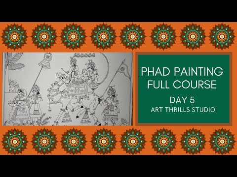 Phad Painting Live Tutorial: Day 5