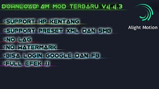 Download Alight Motion Mod Terbaru 2023 v4.4.3