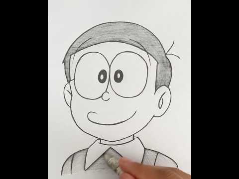 Cute Nobita drawing #drawing #pencilsketch #nobita #fyp #viralvideo #viralshorts #satisfying