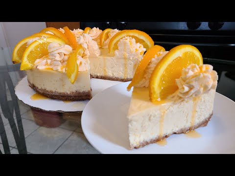 Homemade Orange Cheesecake