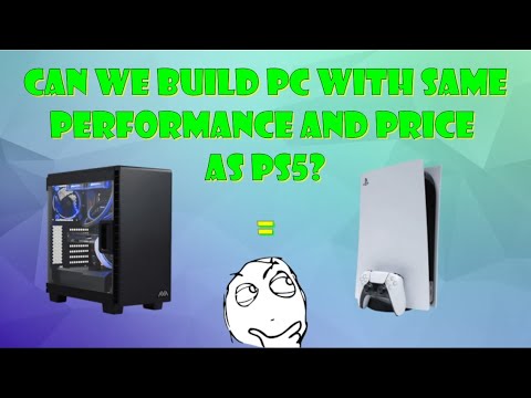 Can we build a PC with same price and performance as PS5?