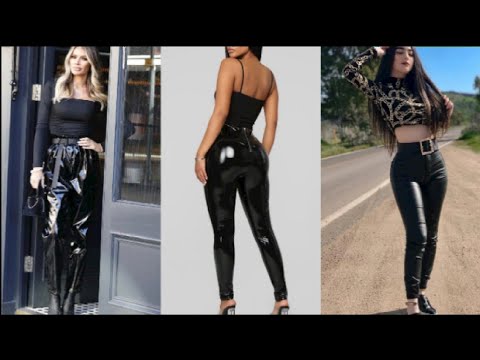 Most Beautiful leather pants outfits ideas for women | women fashion | @UniqueFashion365