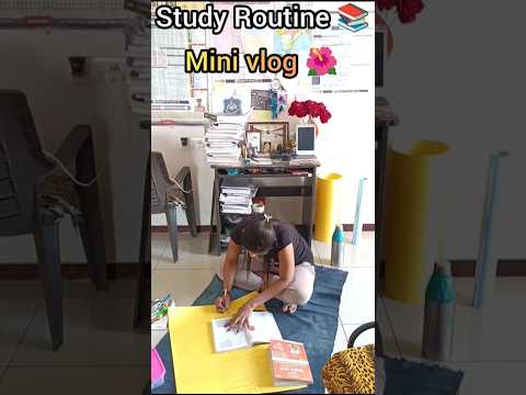 Study Routine,#minivlog #gujjuvlog #gp2025 #trending #motivation #trishaagravat