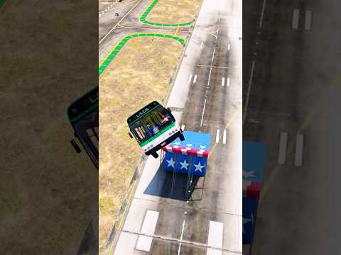 Bus 🚌 Vs Ramp #shorts #gta