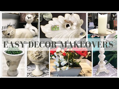 EASY AND BUDGET FRIENDLY DECOR MAKEOVERS - BRING NEW LIFE TO DATED DECOR