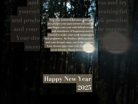 New year wishes-2025 in advance