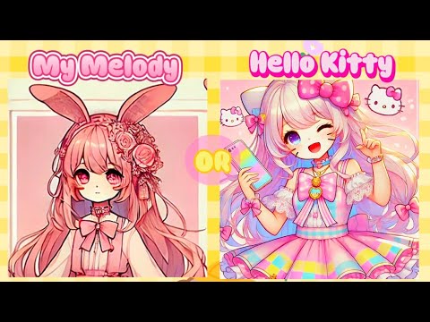 Which One Do You Like? My Melody vs Hello Kitty 💖 | Make Your Choice!