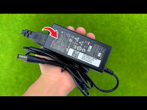 Few people know about this feature! The incredible lifespan of an old laptop power supply!