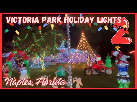 VICTORIA PARK HOLIDAY LIGHTS 2 #naplesflorida