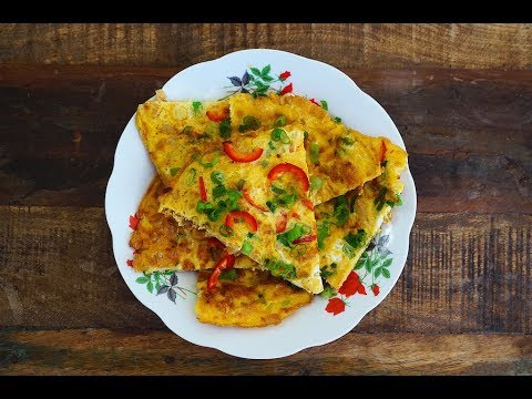 Preserved Radish Omelette (Chinese Style)