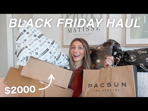 HUGE BLACK FRIDAY HAUL 2024 + try on!