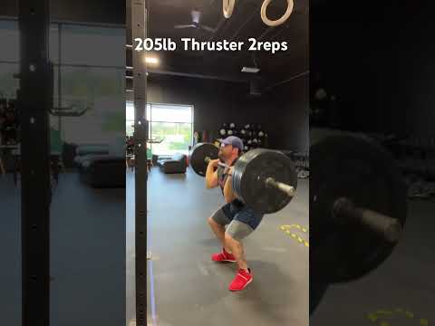 2 Rep Heavy Thruster #gym #fitness #weightlifting #strengthtraining #squat #glutes #weightloss