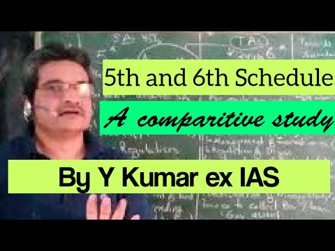 5th and 6th schedule areas