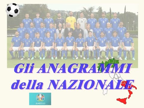 Gli Anagrammi della Nazionale